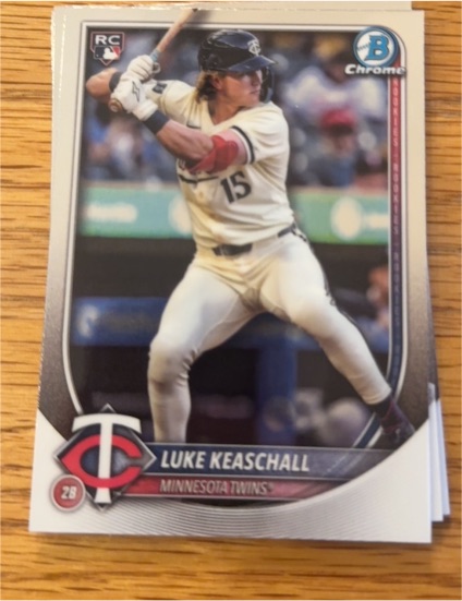 2025 Bowman Chrome #61 Luke Keaschall — front