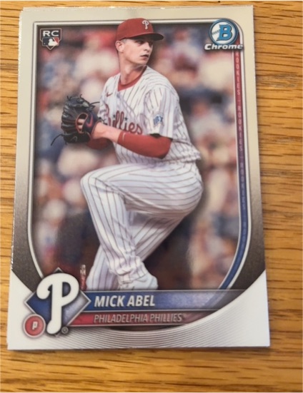 2025 Bowman Chrome #11 Mick Abel — front