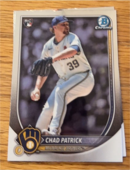 2025 Bowman Chrome #28 Chad Patrick — front