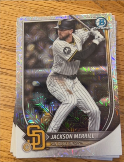2025 Bowman Chrome #64 Jackson Merrill — front
