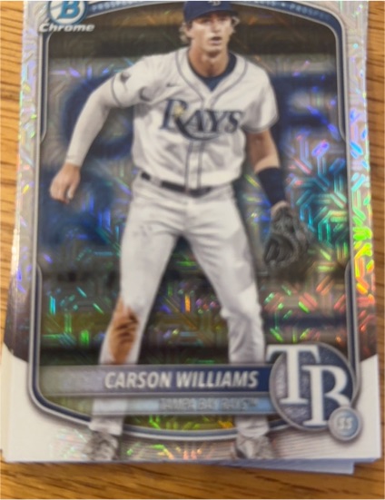 2025 Bowman Chrome #BCP-234 Carson Williams — front