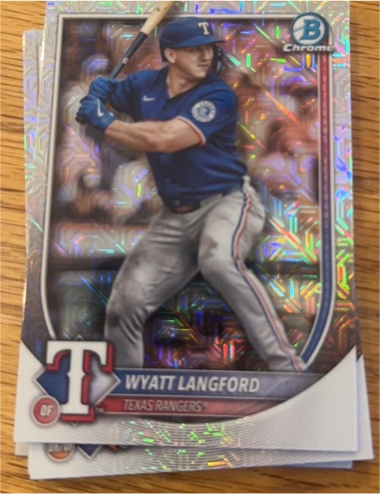 2025 Bowman Chrome #36 Wyatt Langford — front