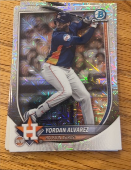 2025 Bowman Chrome #81 Yordan Alvarez — front