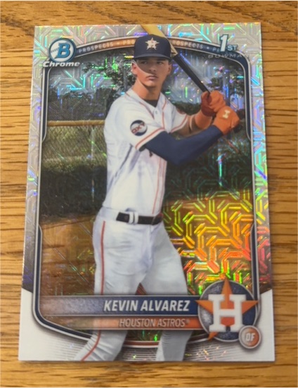 2025 Bowman Chrome #BCP-227 Kevin Alvarez — front