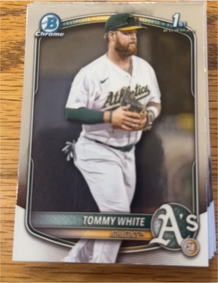 2025 Bowman Chrome #BCP-251 Tommy White — front