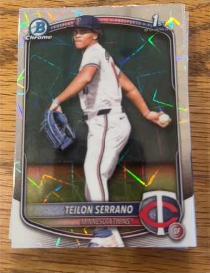2025 Bowman Chrome #BCP-188 Teilon Serrano — front