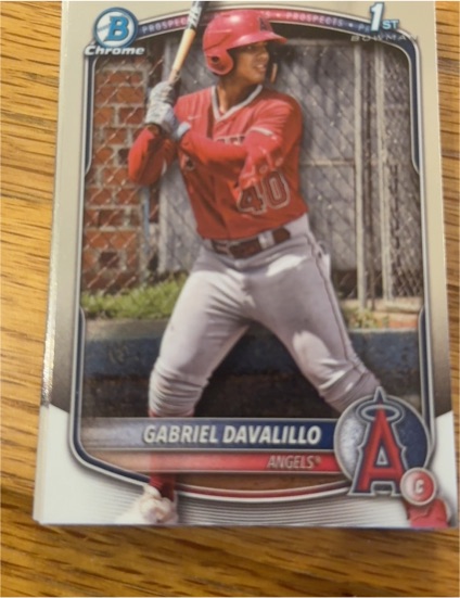 2025 Bowman Chrome #BCP-178 Gabriel Davalillo — front