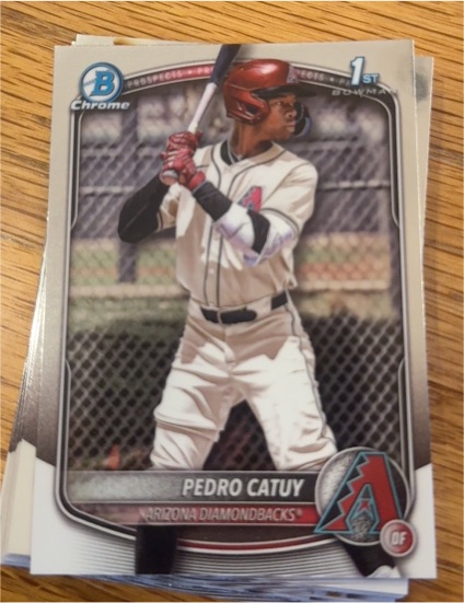 2025 Bowman Chrome #BCP-210 Pedro Catuy — front