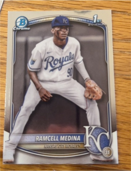2025 Bowman Chrome #BCP-187 Ramcell Medina — front