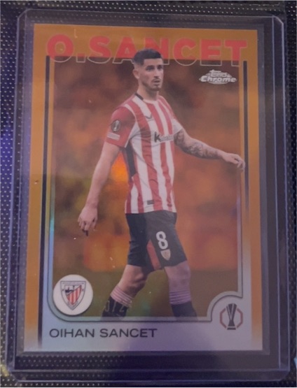 2024-25 Topps Chrome UEFA Club Competitions #72 Oihan Sancet — front