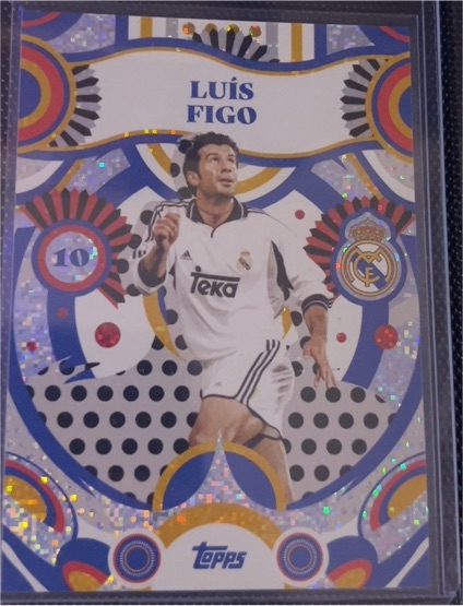 2024-25 Topps Real Madrid Flamenco Flare #10 Luis Figo — front