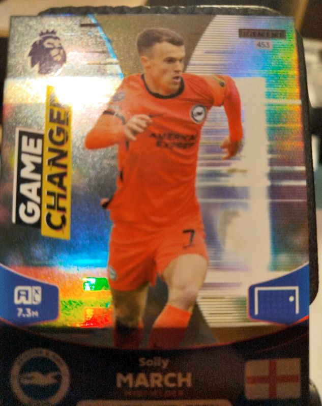 2024 Panini Game Changer Adrenalyn XL #453 Solly March — front