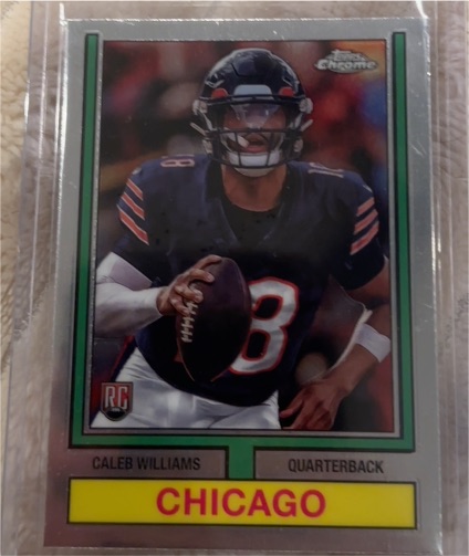 2024 Topps Chrome 1974 Topps #74TF-1 Caleb Williams — front