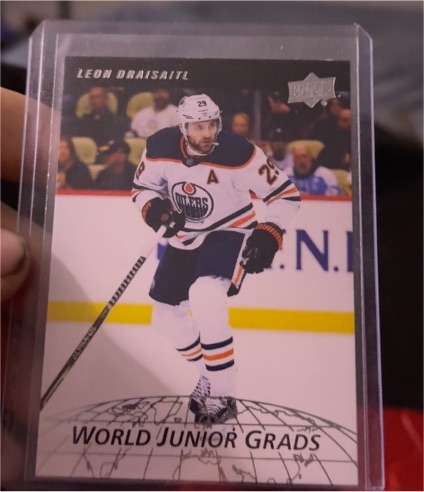 2022-23 Upper Deck Series 2 World Junior Grads #WG-2 Leon Draisaitl — front