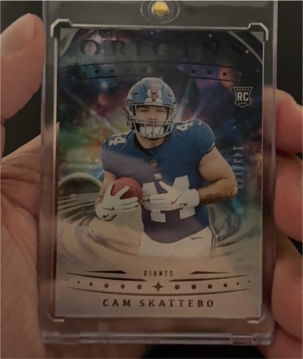 2025 Panini Origins # Cam Skattebo — front