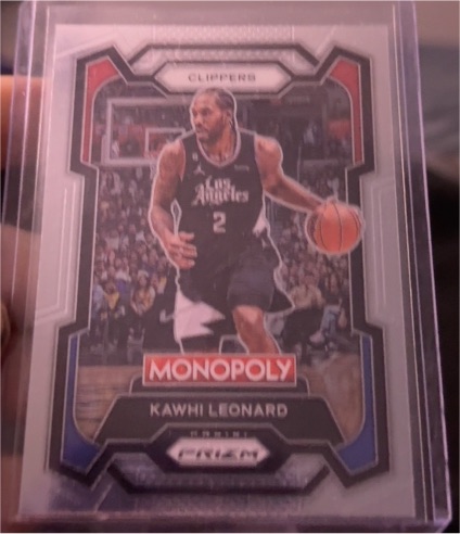 2023-24 Panini Prizm Monopoly Kawhi Leonard — front