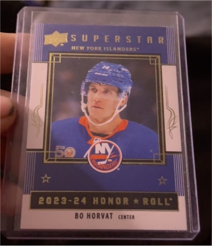 2023-24 Upper Deck Series 1 Honor Roll #HR-18 Bo Horvat — front