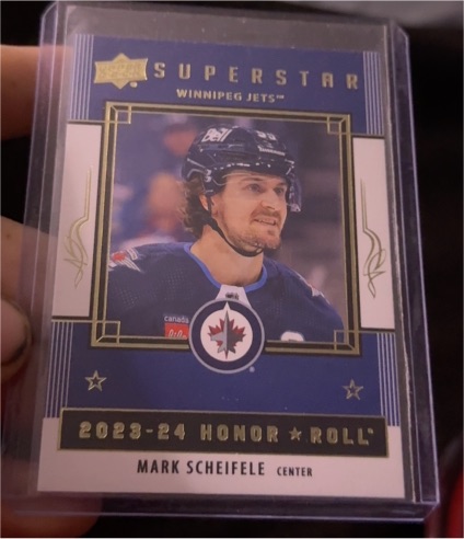 2023-24 Upper Deck Series 1 Honor Roll #HR-13 Mark Scheifele — front