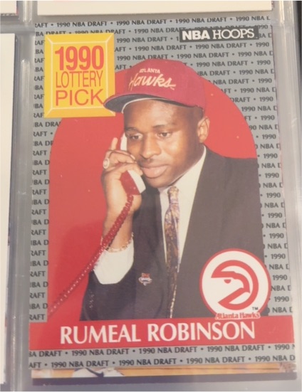 1990 NBA Hoops #399 Rumeal Robinson — front