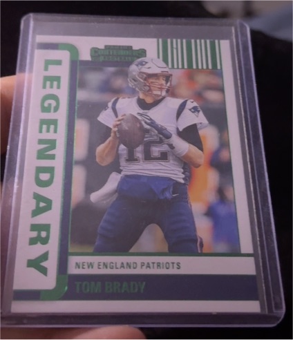 2022 Panini Contenders Legendary #LGD-TBR Tom Brady — front