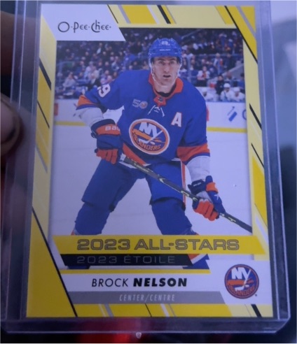 2023-24 O-Pee-Chee 2023 All-Stars #518 Brock Nelson — front