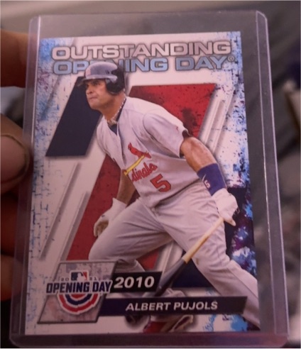 2021 Topps Opening Day Outstanding Opening Day #OOD-2 Albert Pujols — front