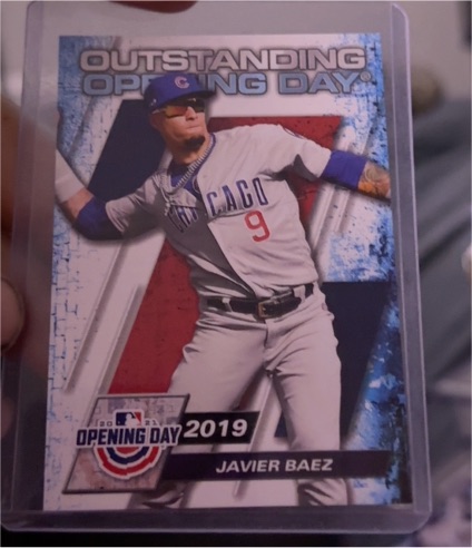 2021 Topps Opening Day Outstanding Opening Day #OOD-3 Javier Baez — front