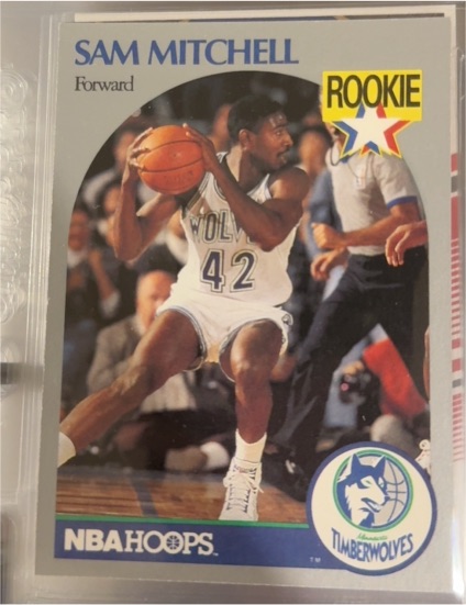 1990 NBA Hoops #188 Sam Mitchell — front