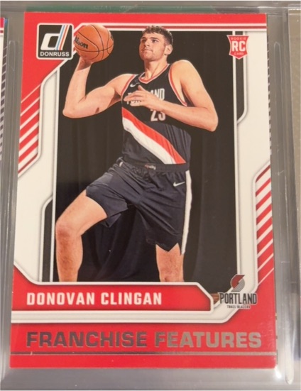 2024-25 Donruss #2 Donovan Clingan Franchise Features — front