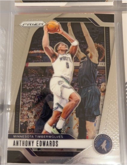 2024-25 Panini Prizm #100 Anthony Edwards — front