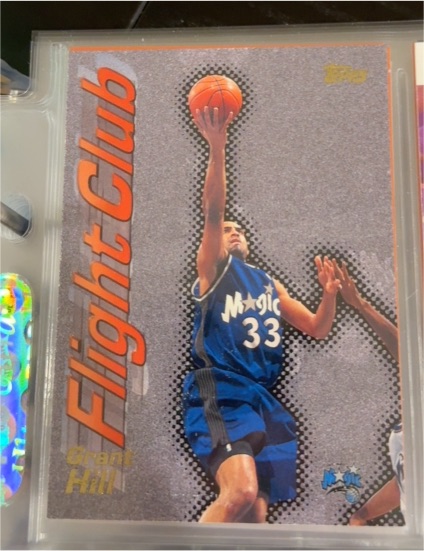 2000 Topps Flight Club #FC15 Grant Hill — front