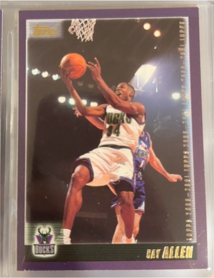 2000-01 Topps #55 Ray Allen — front