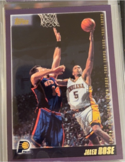 2000-01 Topps #3 Jalen Rose — front