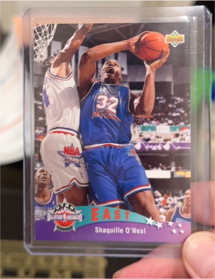 1992-93 Upper Deck #424 Shaquille O'Neal All-Star — front