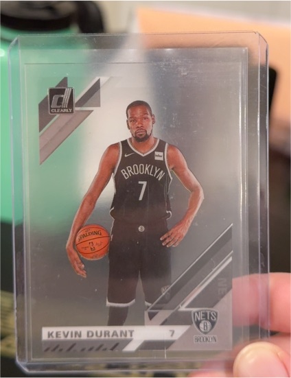 2019 Panini Donruss Clearly #5 Kevin Durant — front