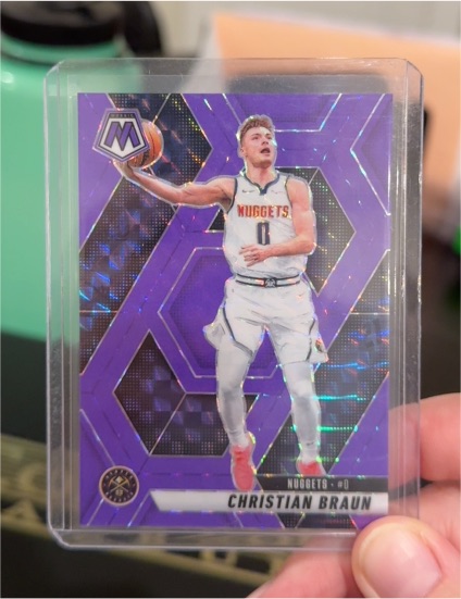 2024-25 Panini Mosaic #0 Christian Braun — front