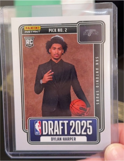 2025 Panini Instant NBA Draft Night #2 Dylan Harper — front