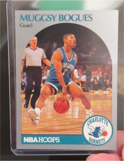 1990 NBA Hoops #50 Muggsy Bogues — front