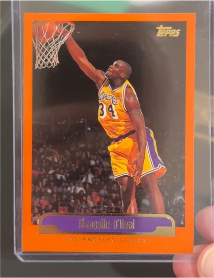 1999-00 Topps #23 Shaquille O'Neal — front