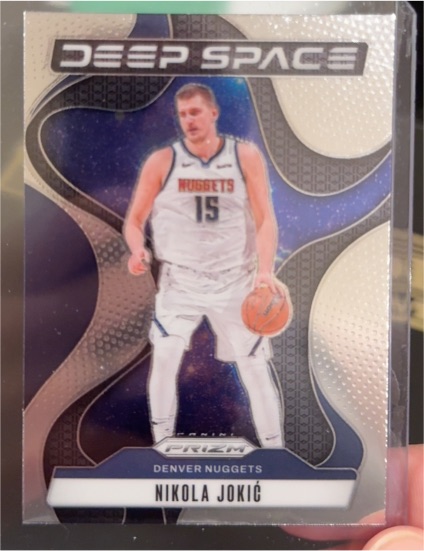 2024-25 Panini Prizm #1 Nikola Jokić Deep Space — front
