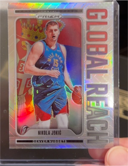 2024-25 Panini Prizm #2 Nikola Jokic Global Reach — front