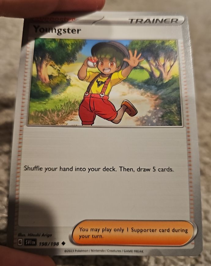 2023 Pokémon Scarlet & Violet Base Set #198 Youngster — front