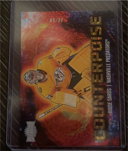 2024-25 Upper Deck Metal Universe Counterpoise #1 Juuse Saros — front