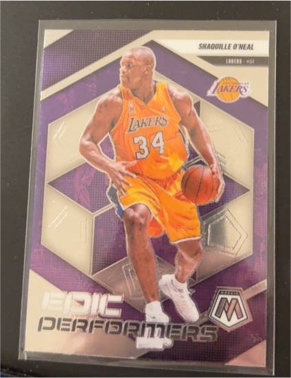 2024-25 Panini Mosaic #16 Shaquille O'Neal Epic Performers — front