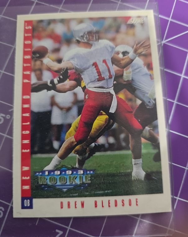 1993 Score #308 Drew Bledsoe Rookie — front
