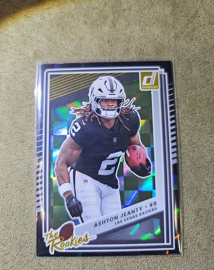 2025 Panini Donruss #7 Ashton Jeanty The Rookies — front