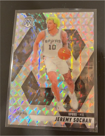 2024-25 Panini Mosaic #10 Jeremy Sochan — front