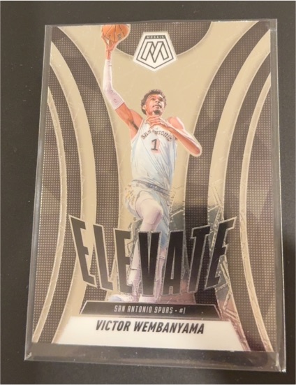 2024-25 Panini Mosaic #11 Victor Wembanyama Elevate — front