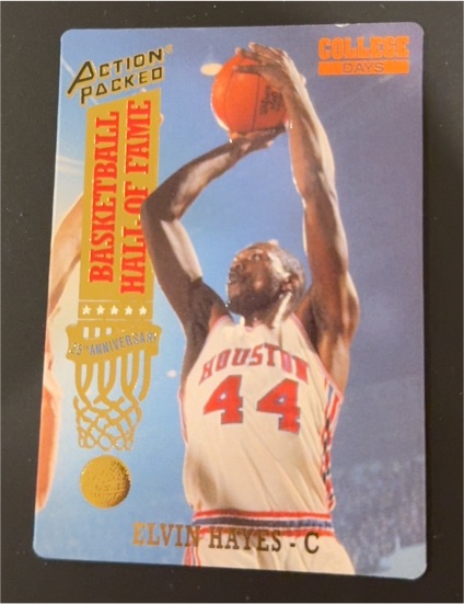 1993 Action Packed Hall of Fame #76 Elvin Hayes — front