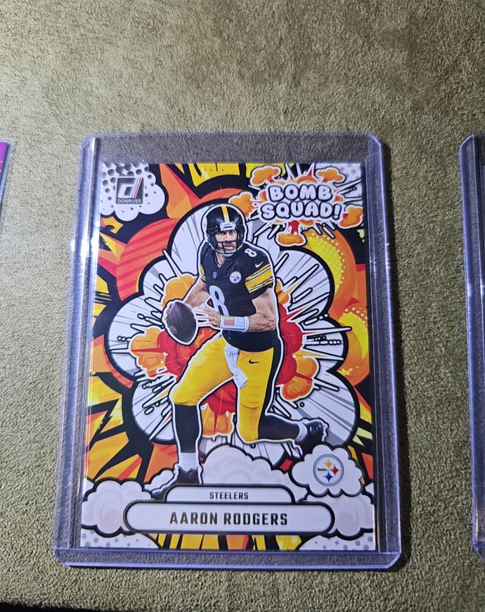 2025 Donruss #BS-AR Aaron Rodgers Bomb Squad — front